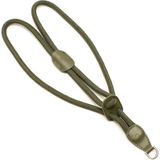 Zoe Pet Atelier Haki Paracord ve Deri Köpek Göğüs Tasması