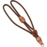 Zoe Pet Atelier Kahverengi Paracord ve Deri Köpek Göğüs Tasması