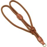 Zoe Pet Atelier Karamel Paracord Deri Köpek Göğüs Tasması - Taba