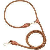 Zoe Pet Atelier Karamel Paracord ve Deri Eller Serbest Köpek Göğüs Tasması - Taba - Standart