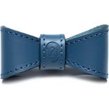 Zoe Pet Atelier Lacivert Deri Küçük Irk Köpek ve Kedi Papyonu - Standart