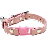 Zoe Pet Atelier Pembe Deri Kedi Boyun Tasması - XS