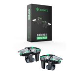 ZOİNCO Black Pro E-spor Oyun Tetikleri Pubg Tuşu Uyumlu (6 Parmak) X1
