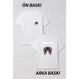 Zoka Wear Metallica Bape Shark Tasarim Ön ve Sırt Baskılı Tişört - S - M - Beyaz
