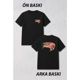 Zoka Wear Metallica Baskili Unis Ön ve Sırt Baskılı Tişört - Siyah - L - XL