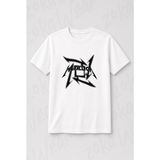 Zoka Wear Metallica Baskili4 Baskılı Tişört - Beyaz - S - M