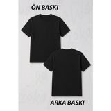 Zoka Wear Metallica Logo Hoodie Ön ve Sırt Baskılı Tişört - S - M - Siyah