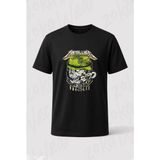 Zoka Wear Metallica Rock Metal Tisort Baskılı Tişört - Siyah - S - M