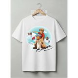 Zoka Wear Mustafa Kemal Atatürk Tasarımlı Pamuklu Tişört Çocuk & Yetişkin Kısa Kol Beyaz Oversize