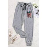 Zoka Wear Unisex Jurassic World Dominion V3 Baskılı Eşofman Altı - Gri - L - XL