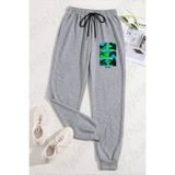 Zoka Wear Unisex Jurassic World Fallen Kingdom Baskılı Eşofman Altı - Gri - L - XL