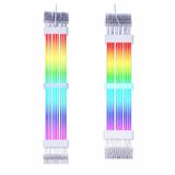 Zoko 1x24 Pin / 3x8 Pin Argb Aydınlatmalı Sleeved Kablo Seti