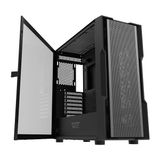 Zoko Amiral DK431 4X12 cm Argb Fanlı Mesh Panel Temperli Cam E-Atx Bilgisayar Kasası - Siyah