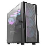 Zoko Amiral DK431 4x12 Cm ARGB Fanlı Mesh Panel Temperli Cam E-ATX Bilgisayar Kasası