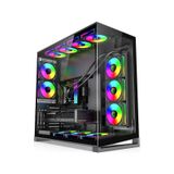 Zoko Father Siyah 9x12cm Argb Fanlı Full Tower Kasa