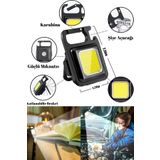 Zoli Led Mini El Feneri Şarj Edilebilir 3 Fonksiyonlu Anahtarlık, Mıknatıslı,Ultra Parlak 800 Lumen