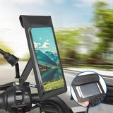 Zoli Motosiklet Ayna Bağlantılı Su Geçirmez Telefon Tutucu Kılıf,4,7–7,2 Inç Telefon Uyumlu