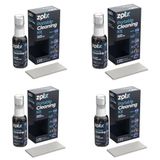 zolx 30ml Taşınabilir Temizleme Kiti Dörtlü Set Gözlük Telefon Tablet Akıllı Saat Küçük Ekran Temizliği 15 * 18 Bez Hediyeli
