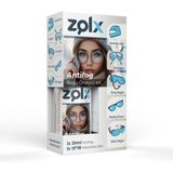 Zolx Antifog Buğu Önleyici 30ML+15*18 Temizleme Bezi Motorsiklet Vizörü, Kayak Gözlüğü, İş Güvenliği Gözlüğü, Kitap Gözlüğü Buğu Önleyici Antifog Kit.