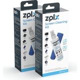 Zolx Ekran Temizleme Seti 250ML * 2 Adet (MİKROFİBER BEZ HEDİYE) Tv, Bilgisayar, Notebook, Monitör, Gözlük, Tablet, Telefon Temizleme Seti