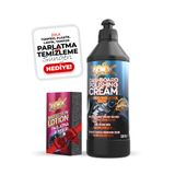 Zolx Torpido Plastik Parlatıcı Bakım Kremi Tüm Araçlar İçin 500ml + Sünger HEDİYELİ.