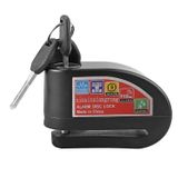 zolyet Alarm Disk Kilidi Bisiklet Kilidi, Disk Fren Kilidi 110db Röle Kablosu ve Taşıma Çantası, Bisiklet Siyah M için Yüksek Güvenlikli Disk Kilidi