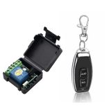 zolyet Ev 433 Mhz DC 12 V 1CH Kablolu Uzaktan Anahtar Röle Alıcı Verici Evrensel Uzaktan Kumanda Anahtarı Modülü ve RF Verici Uzaktan Kumandalar 1527 AÇIK-KAPALI-1