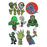 Zombi Sticker Set-4 15 Parça Telefon, Tablet, Defter, Laptop Sticker