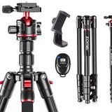 Zomei Q200 Profesyonel Alüminyum Gövde Yapısı 200 CM Uzunluk Ball Head Tripod Monopod