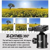 Zomeı Z818C Profesyonel Taşınabilir Karbon Fiber Dijital Kamera ve Kamera Monopod Standı, Tüm Için Top Başlıklı (Siyah) - Option-1