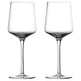 Zone Denmark Rocks kristal camdan beyaz şarap kadehi, çap 8 cm, yükseklik 21 cm, 30 cl, 2'li set, şeffaf