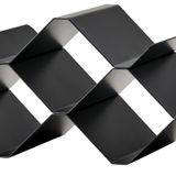 Zone Denmark Rocks şarap rafı, 51,3 x 20 x 16,9 cm, siyah