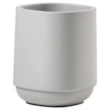 Zone Denmark Time diş fırçası kabı, banyo için diş fırçası tutucu, çap 8 cm, yükseklik 9,8 cm, yumuşak gri