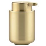 Zone Denmark Ume sıvı sabun dispenseri, pirinç paspaslar, İskandinav tasarım, 250 ml, yükseklik 12,8 cm, pirinç