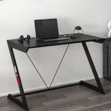 Zoned Metal Ayaklı Gaming Oyuncu Masası - Siyah