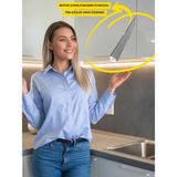 Zonlight Beyaz Günışığı Mutfak Dolabı ve Tezgah Altı LED Şerit Profil Aydınlatma Fişli Anahtarlı - 1 m - 3000K - Gün Işığı