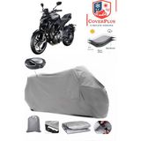 Zontes 350 R Branda Gri Arka Çanta Uyumlu(Topcase) Motosiket Brandası Motor Örtüsü Çadır Su Geçirmez Motosiklet Kılıfı Motor Brandası,lastikli,taşıma Torbalı