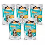 Zooe Kitten Milk Yavru Kedi Süt Tozu 5X200 G Avantajlı Set - Kitten Milk Kedi Sütü - Anne Sütü Takviyesi - Taurin Vitamin Mineral İçeren Yavru