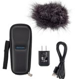 Zoom Tüylü Ön Cam, Yastıklı Kabuk Kılıf, AC Adaptör ve USB C-Kablosu ile H1essential için APH-1e Aksesuar Paketi