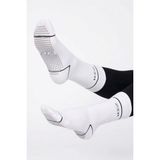 Zoor Beyaz Kaydırmaz Silikonlu Taban Nefes Alan Premium Pilates, Yoga, Fitness, Koşu Sporcu Çorap - 36 - 40