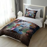 Zootopia Tilki ve Tavşan Yatak Örtüsü M61 - 001-Renkli - 160 x 220 cm