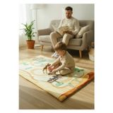 Zooturak Çocuk Oyun Matı Bebek Minderi Deve 100X150