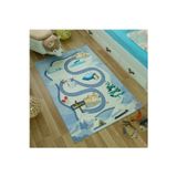 zooturak Çocuk Oyun Matı Bebek Minderi Sibirya Kurdu 100x150