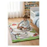 zooturak Çocuk Oyun Matı Bebek Minderi Zebra 100x150