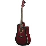 Zoppran ACZP100 Mavi Akustik Gitar - RDS (Kırmızı Sunburst)