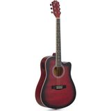 Zoppran ACZP150 Elektro Akustik Gitar - RDS (Kırmızı Sunburst)