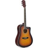 Zoppran ACZP150 Elektro Akustik Gitar - Sunburst