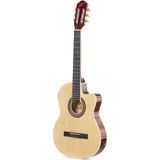 Zoppran QCG10CSL Ince Kasa Elektro Klasik Gitar - N (Naturel)