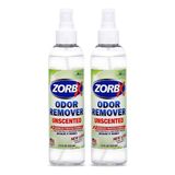 ZORBX Güçlü Koku için Kokusuz Koku Giderici - Hastanelerde ve Sağlık Tesislerinde Kullanılır | Gelişmiş Formül, Köpek, Kedi, Ev ve Halı için Hızlı Etkili Koku Giderici Sprey - 7.5 Fl Oz (2'li Paket)