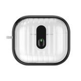 Zore Airpods İle Uyumlu 4 Kılıf Kenarları Renkli Şeffaf Dilimli Silikon Airbag 40 Kılıf